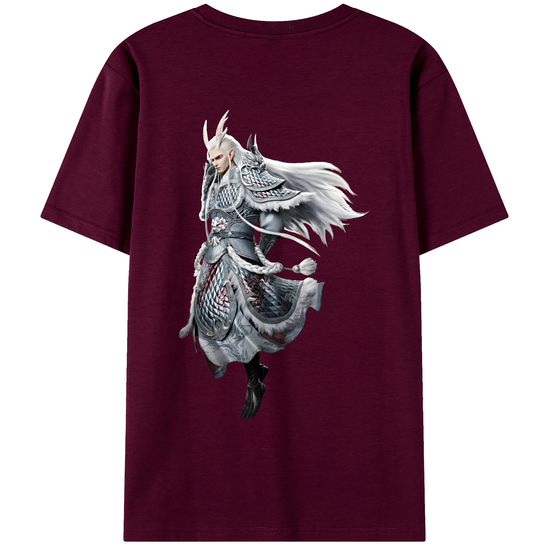 （画像用） Ne Zha 2 ナタ 魔童の大暴れ レディース半袖Tシャツ(バックプリント)